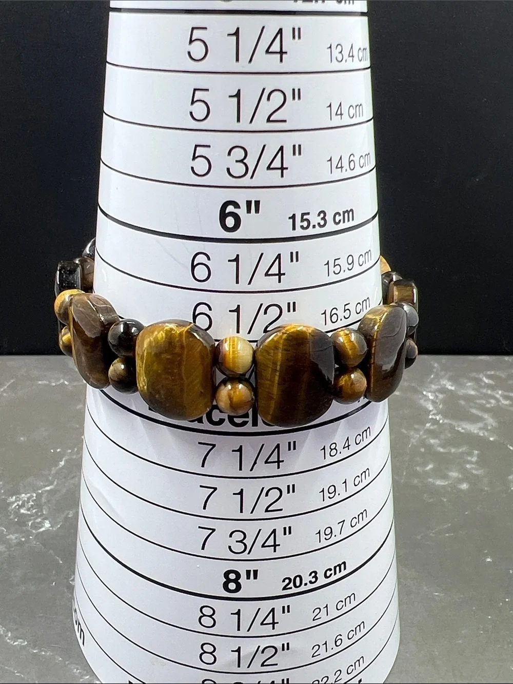 Natural Tiger Eye Beaded Bracelet